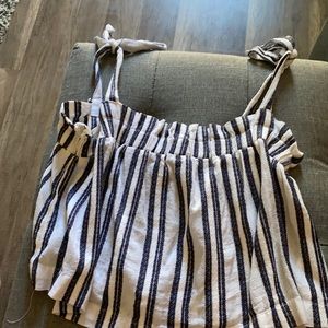 stripe crop top